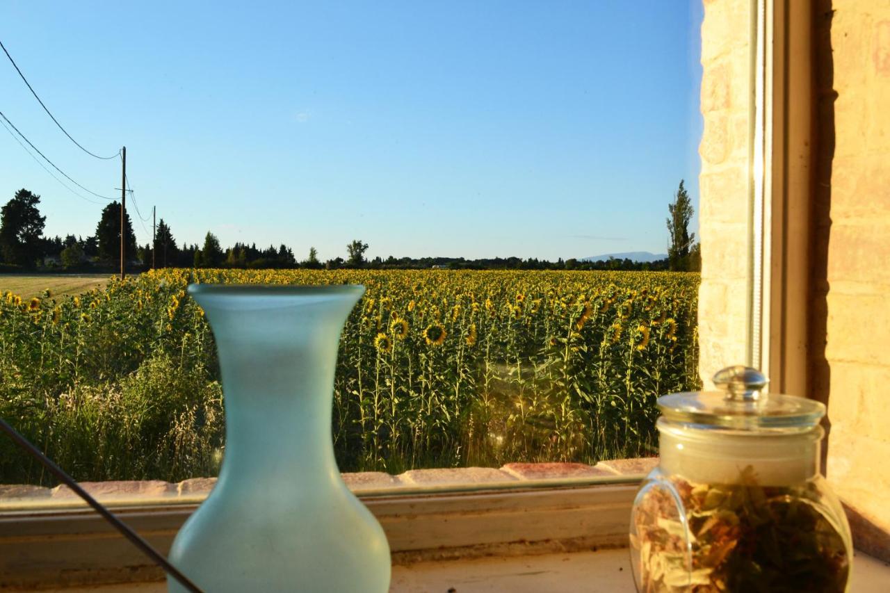 Chambres d hôtes de charme dans Mas La Souvine du 17ème, chambres climatisées Bédarrides Exterior foto